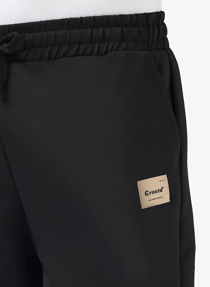 Seventy Five Basics Relaxed Fit Emblem Joggers