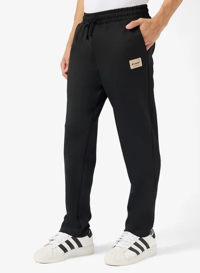 Seventy Five Basics Relaxed Fit Emblem Joggers