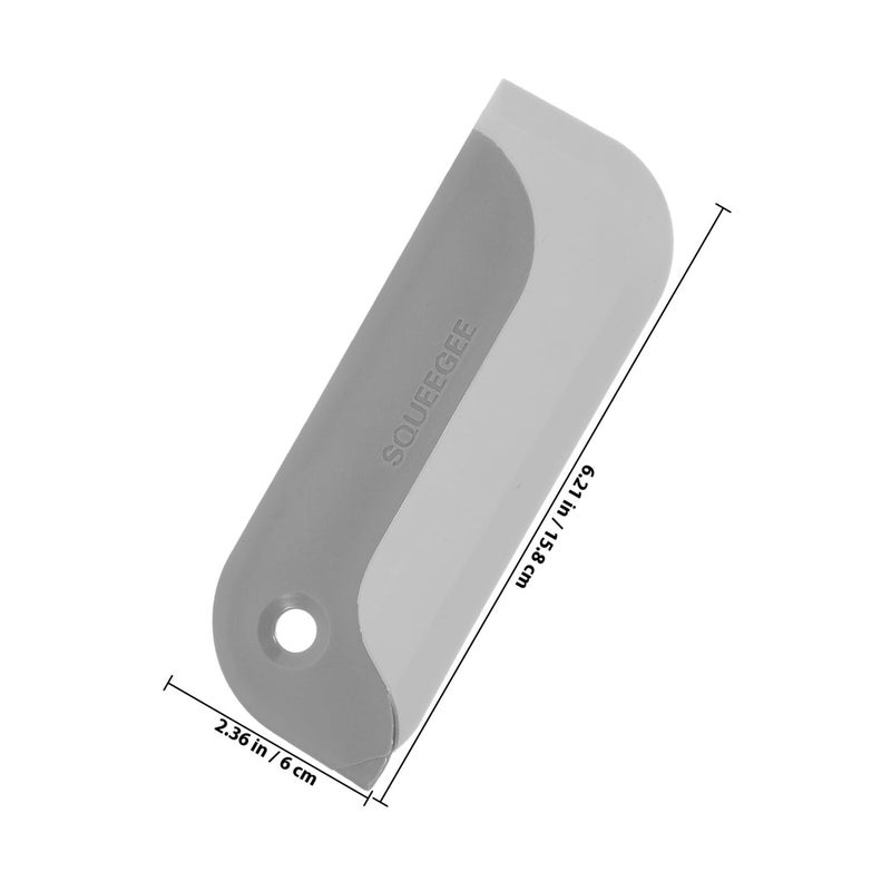 2 Pack Gray Glass Squeegee for Shower Mirror and Window Cleaning Tool - Image 3