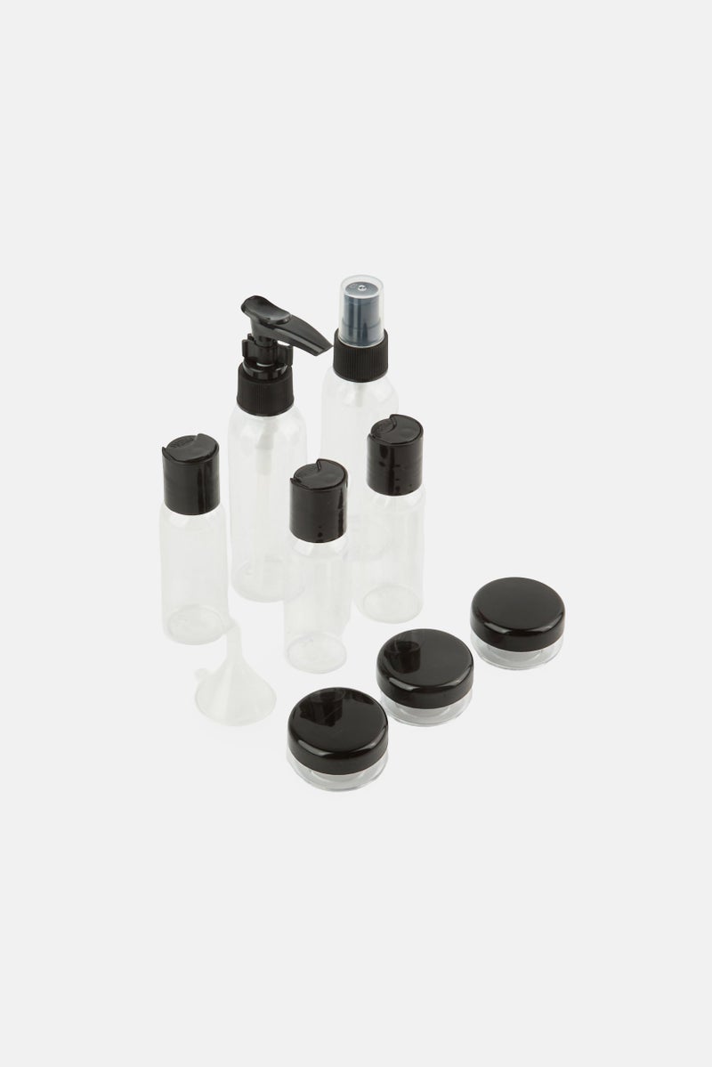 Kensie 11 Pcs Portable And Refillable Travel Bottle Set, Multicolor - Image 2