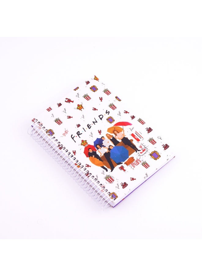 Borg El Arab Printed A5 Sketchbook Wirebound 100 Sheets - Image 1