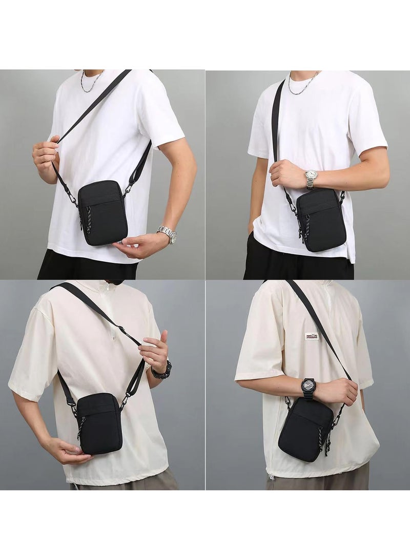 SOLARAE Sling Bag Sling Crossbody Backpack Shoulder Bag for Men Women Lightweight One Strap Sling Bag Backpack Mini Sling Purse Chest Bag for Hiking Walking Biking Travel Cycling - Image 2