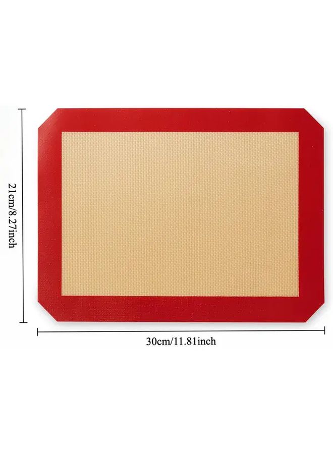 Non Stick Silicone Baking Mats Set of 2 XF2811 Easy Clean Home Restaurant Use - Image 3