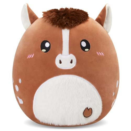 Glow Guards 12Inch Quarter Horse Plush Cute Horse Stuffed Animal Soft Plush Toy Stuffed Animals Birthday Gift for Boys Girls Kids - Image 1