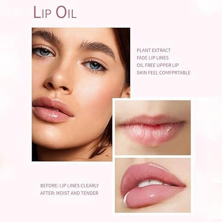Korean Jelly Lip Plumper Oil Gloss Lipstick Hydrating Non Sticky Gloss Natural Lip Balm Oil for Smooth Lips Get Soft Lips For Long Lasting for upto 12 Hours - Image 5