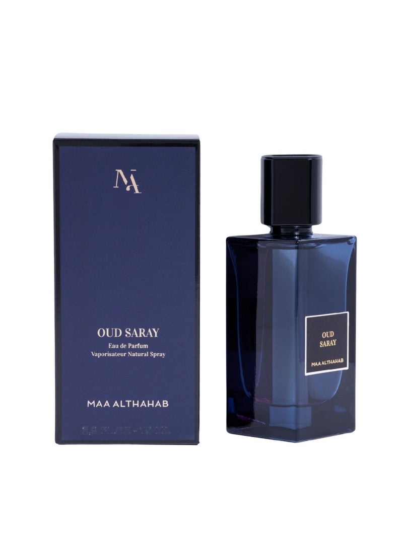 ماء الذهب |  عود سراي |  أو دو بارفان | عطر عودي فاخر ثابت يدوم طويلاً | 75 مل | للرجال والنساء الذين يقدرون الأناقة الخالدة - Image 2