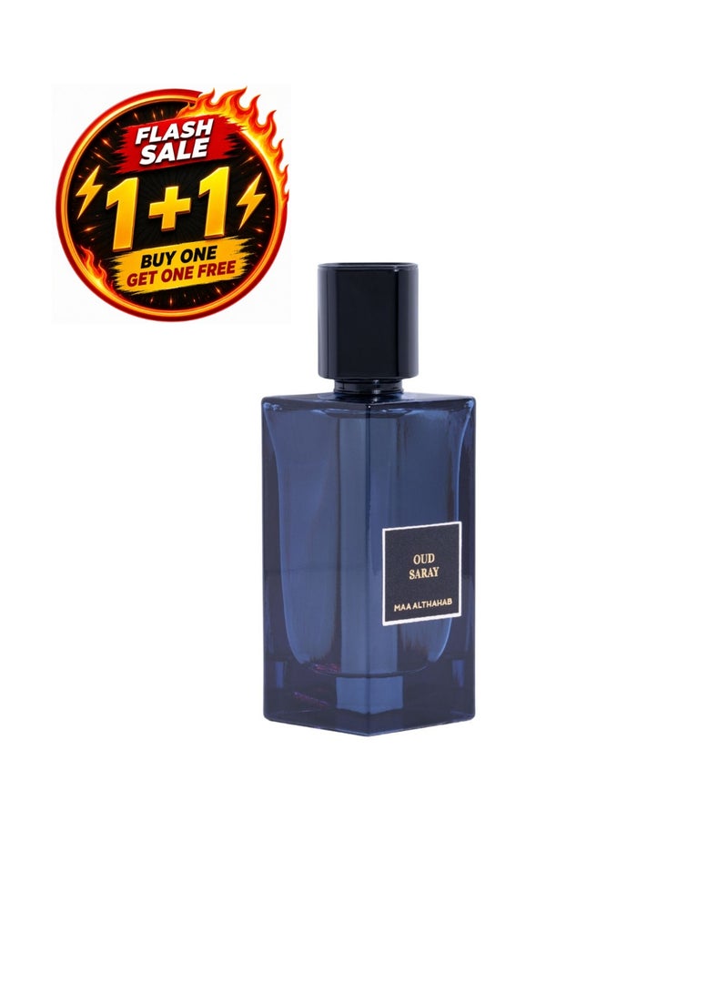 ماء الذهب |  عود سراي |  أو دو بارفان | عطر عودي فاخر ثابت يدوم طويلاً | 75 مل | للرجال والنساء الذين يقدرون الأناقة الخالدة - Image 1