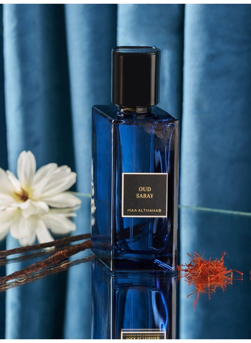 ماء الذهب |  عود سراي |  أو دو بارفان | عطر عودي فاخر ثابت يدوم طويلاً | 75 مل | للرجال والنساء الذين يقدرون الأناقة الخالدة - Image 4