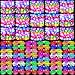 Oleitodh 76 Pcs Glow Light Up Pop Tubes LED Glasses Sticks Party Favors Glow Bracelets Necklaces Camping Toys Rave Neon Flashing Glasses for Birthday Return Gift Goodie Bag Christmas Stuffer School Prizes - Image 2