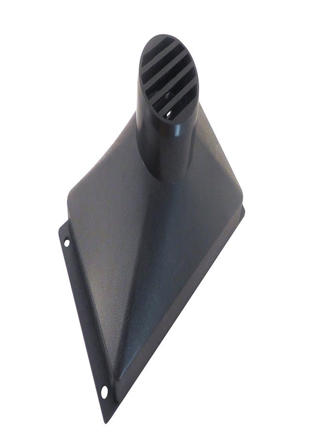 Taytools 13.5" x 7" x 6" Deep ABS Plastic Dust Hood with 4" OD Opening for Dust Collector Systems 73479 - Image 2