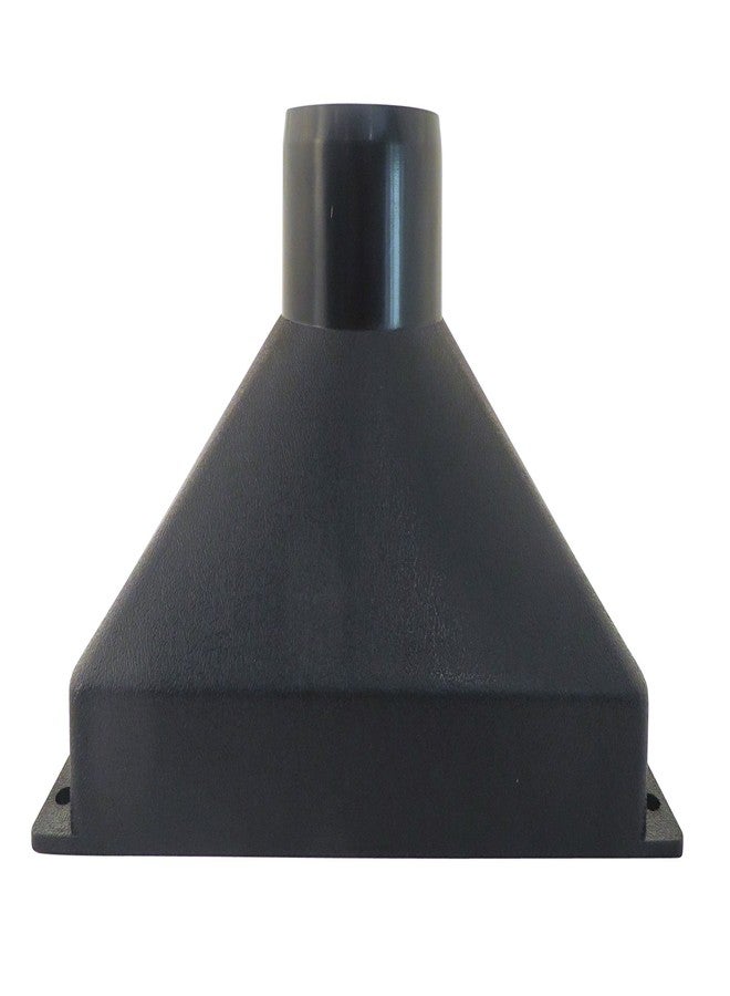 Taytools 13.5" x 7" x 6" Deep ABS Plastic Dust Hood with 4" OD Opening for Dust Collector Systems 73479 - Image 4