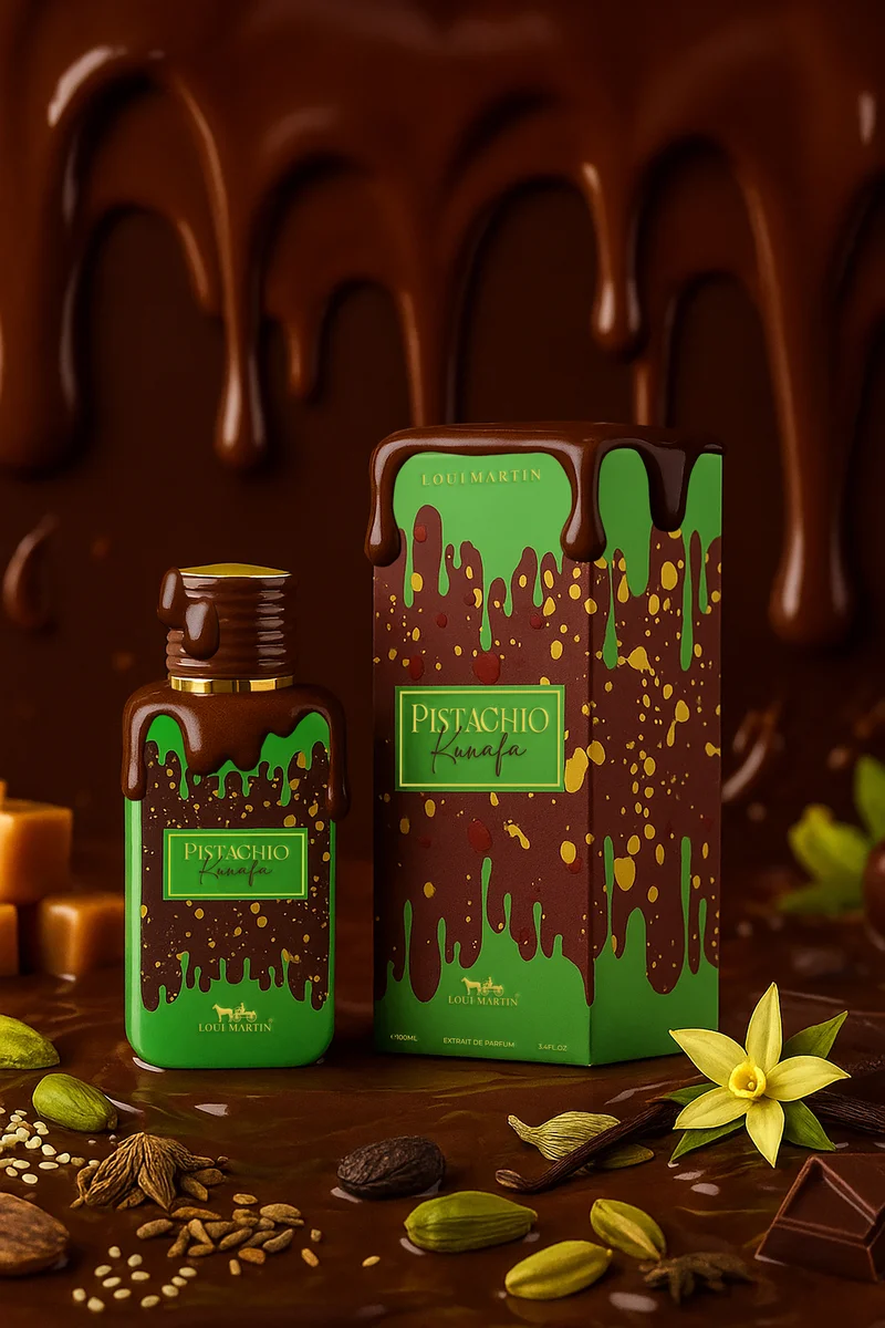 Loui Martin Pistachio Kunafa Extrait de Parfum 100ml – Sweet, Creamy & Gourmand Fragrance
