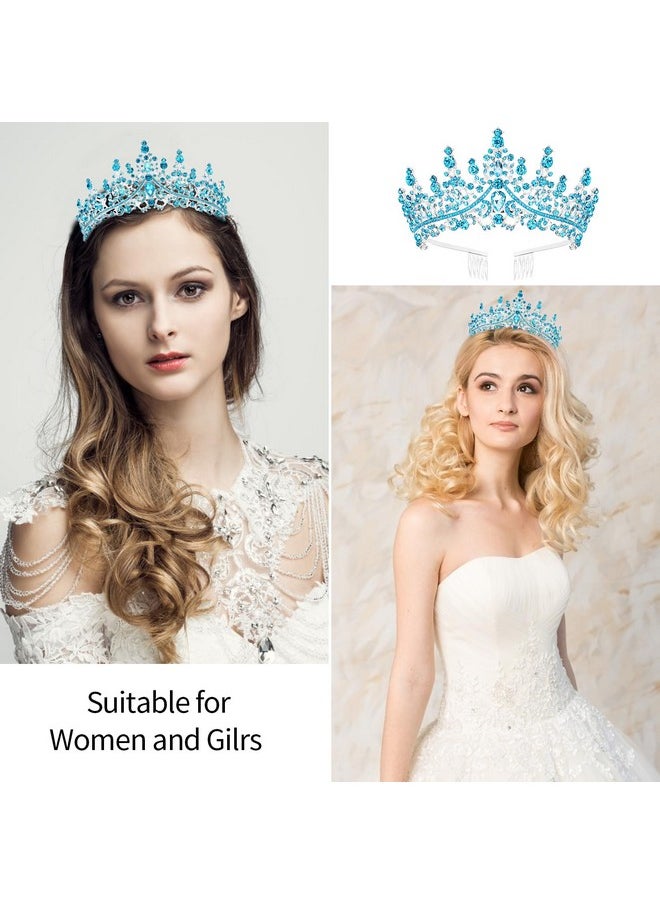 Blue Crystal Birthday Queen Tiara Crown For Women Girls Birthday Queen Headband Sash Elegant Princess Crown With Combs Hair Accessories Happy Birthday Party Decorations Mom Birthday Gift - pzsku/Z5E14FBCC06C844B5F508Z/45/_/1718614731/f04457f8-a945-48f8-ae59-ae679d70fc1f