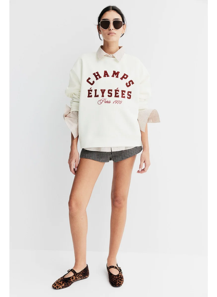 H&M Text-Motif Sweatshirt