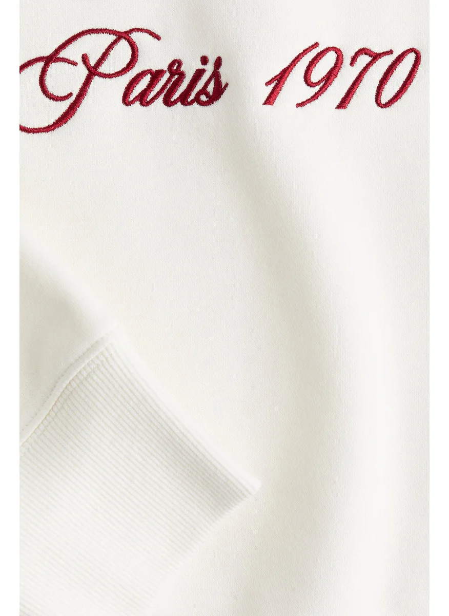 اتش اند ام Text-Motif Sweatshirt