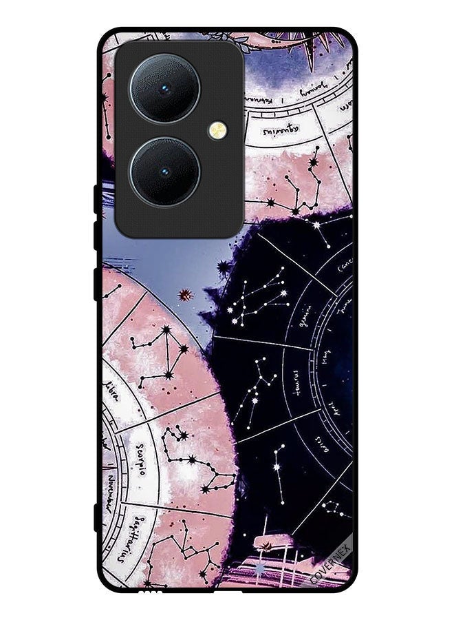 Covernex Protective Case Cover For Vivo Y78 5G Zodiac & Astrology Wallpaper - Image 1