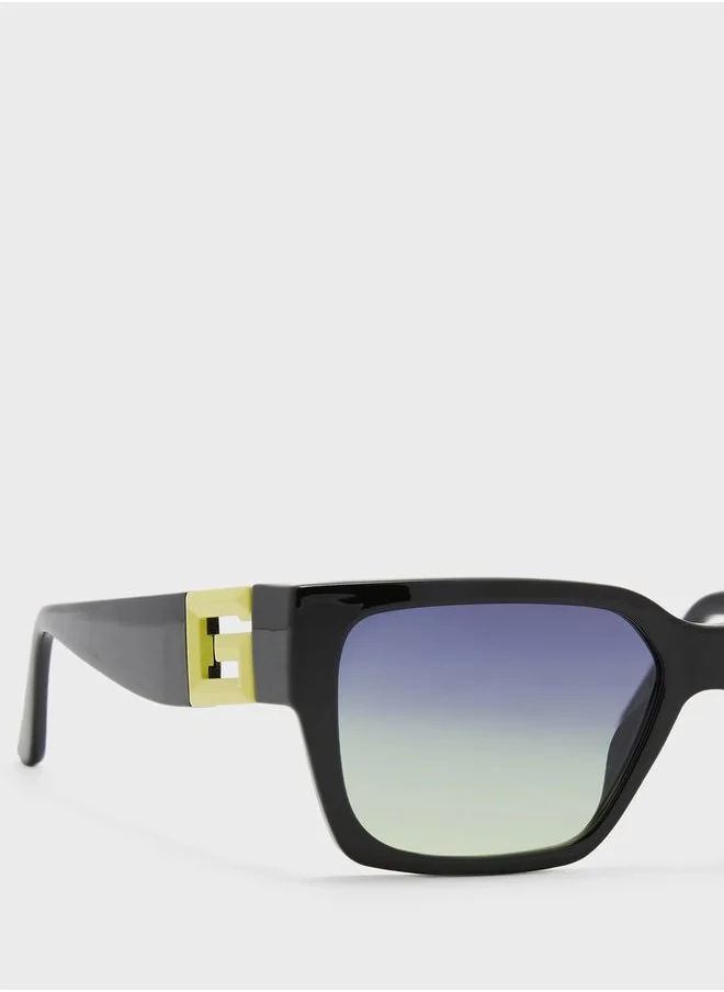 GUESS Rectangle Shape Sunglasses