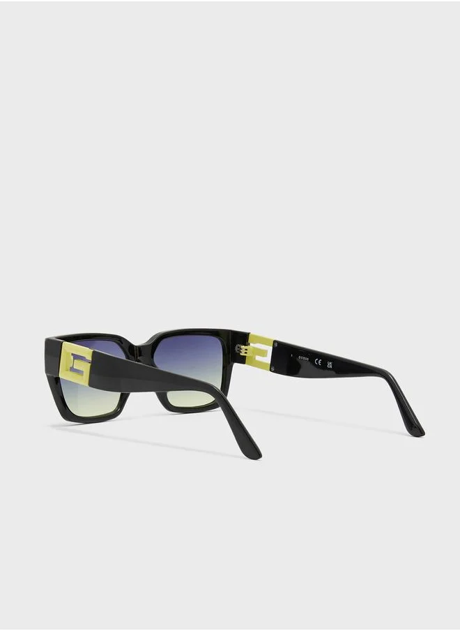 GUESS Rectangle Shape Sunglasses