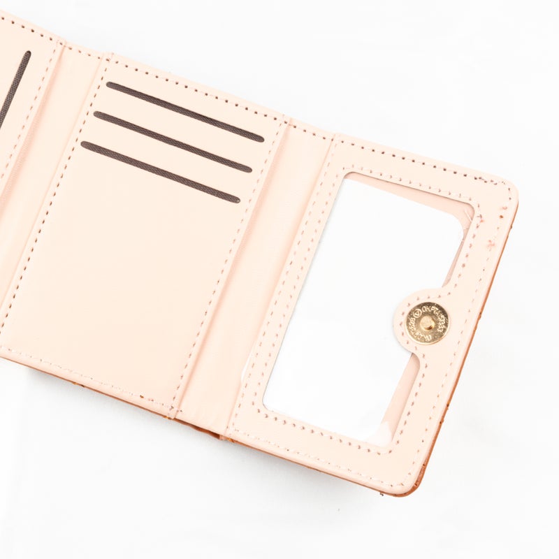 Leather Flip Wallet & Card Holder with Multiple Pockets - Blue - Image 4