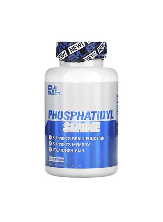 EVLution Nutrition, Phosphatidyl Serine, 60 Veggie Capsules (150 mg per Capsule)