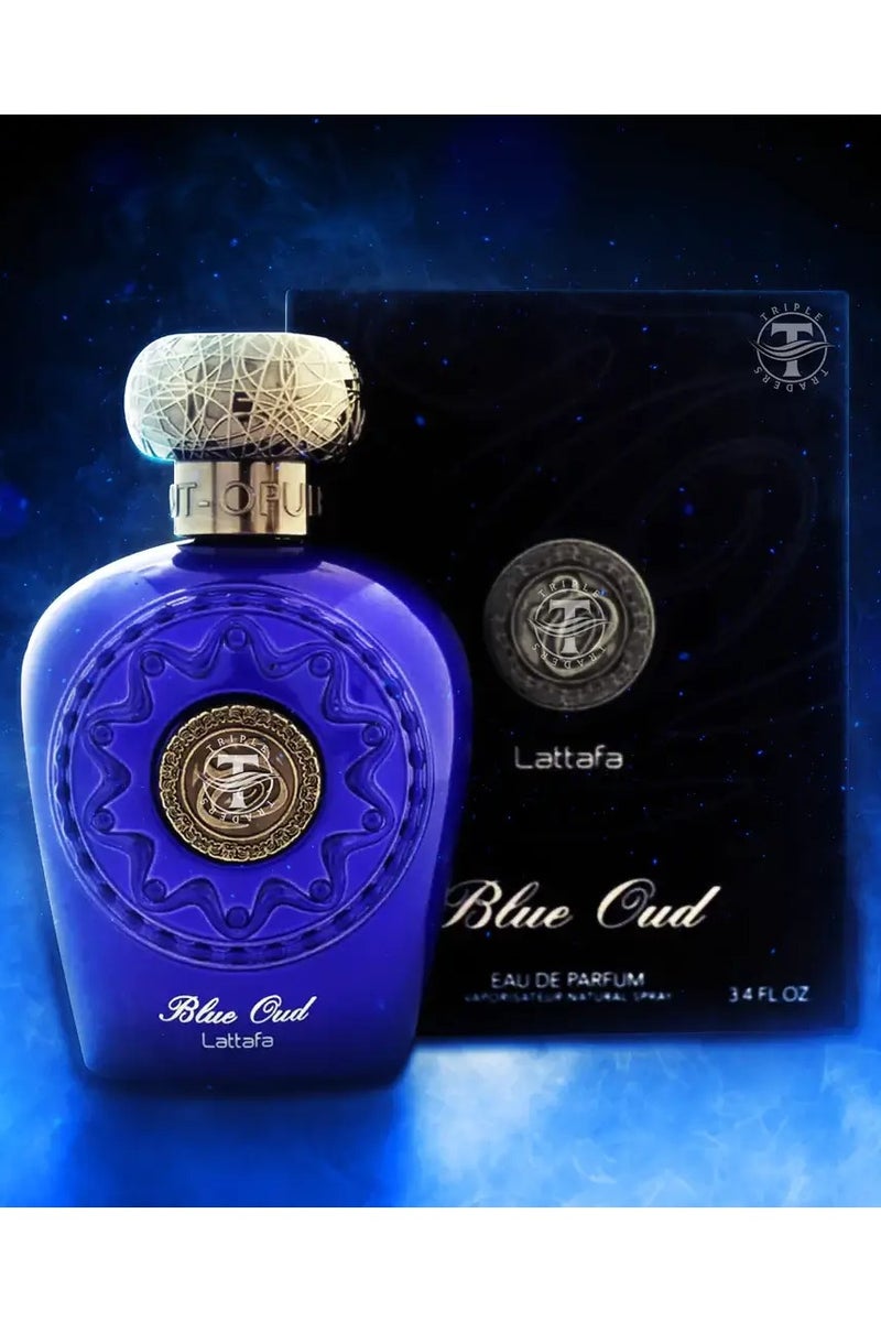 Lattafa Blue Oud Eau de Parfum 100ml - Image 2