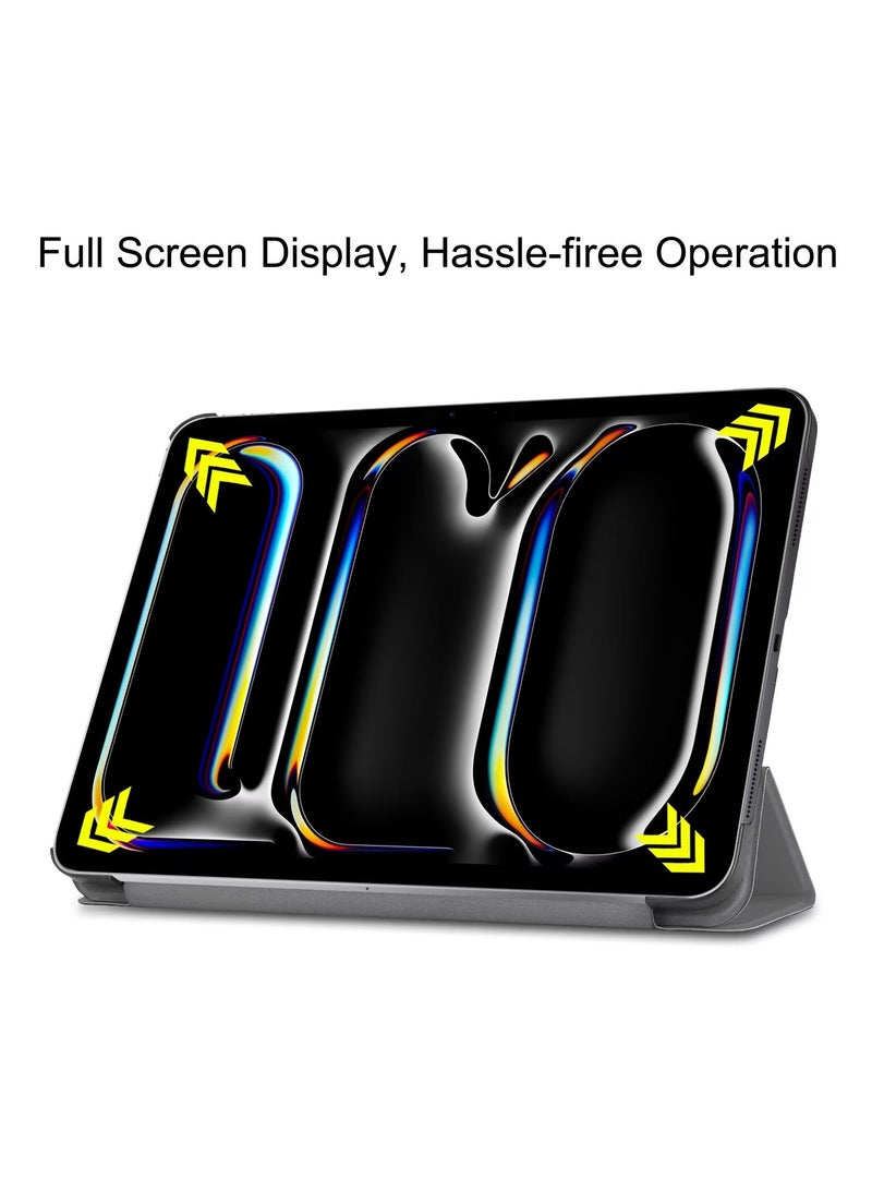 Slim Stand Hard Back Shell Smart Cover Case for iPad Pro11 Inch, Auto Wake/Sleep (Grey) - Image 4