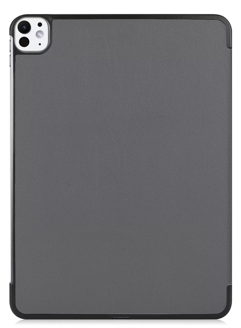 Slim Stand Hard Back Shell Smart Cover Case for iPad Pro11 Inch, Auto Wake/Sleep (Grey) - Image 5