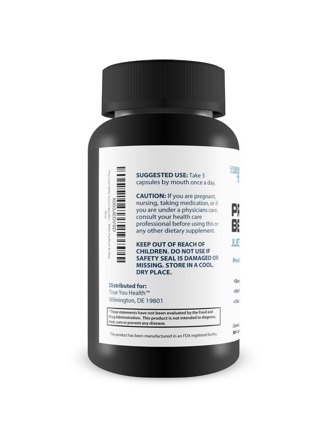 Generic Pro Lean Belly Juice Capsules - Daily Cleanse Supplement - Support Digestive Health, Immune Health, Regularity, & Overall Wellness - Detox Cleanse - Aid Improved Health & Energy - With Psyllium & Aloe  - Image 3