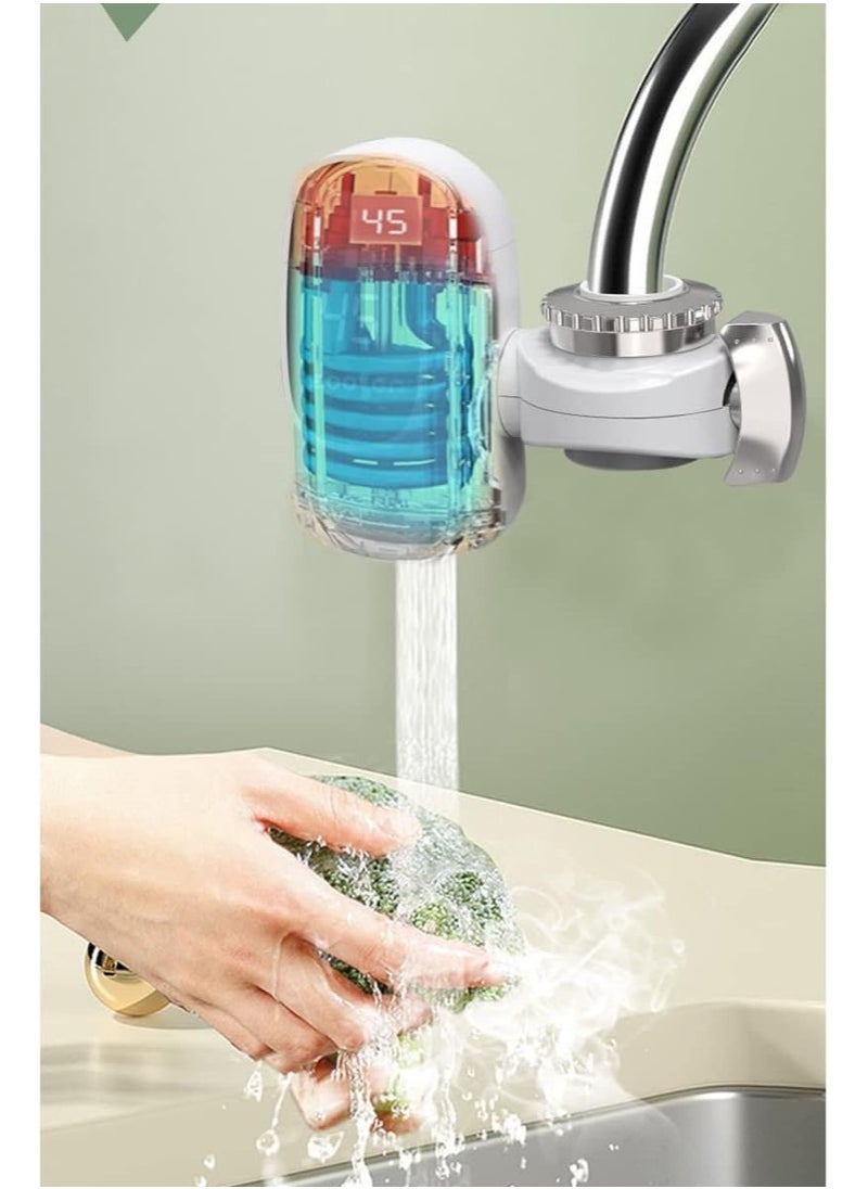 Generic - Water Faucet Instant Electric Hot Water Heater Faucet Digital Display Heating Tap Water Heater for Bathroom Faucet - Image 1