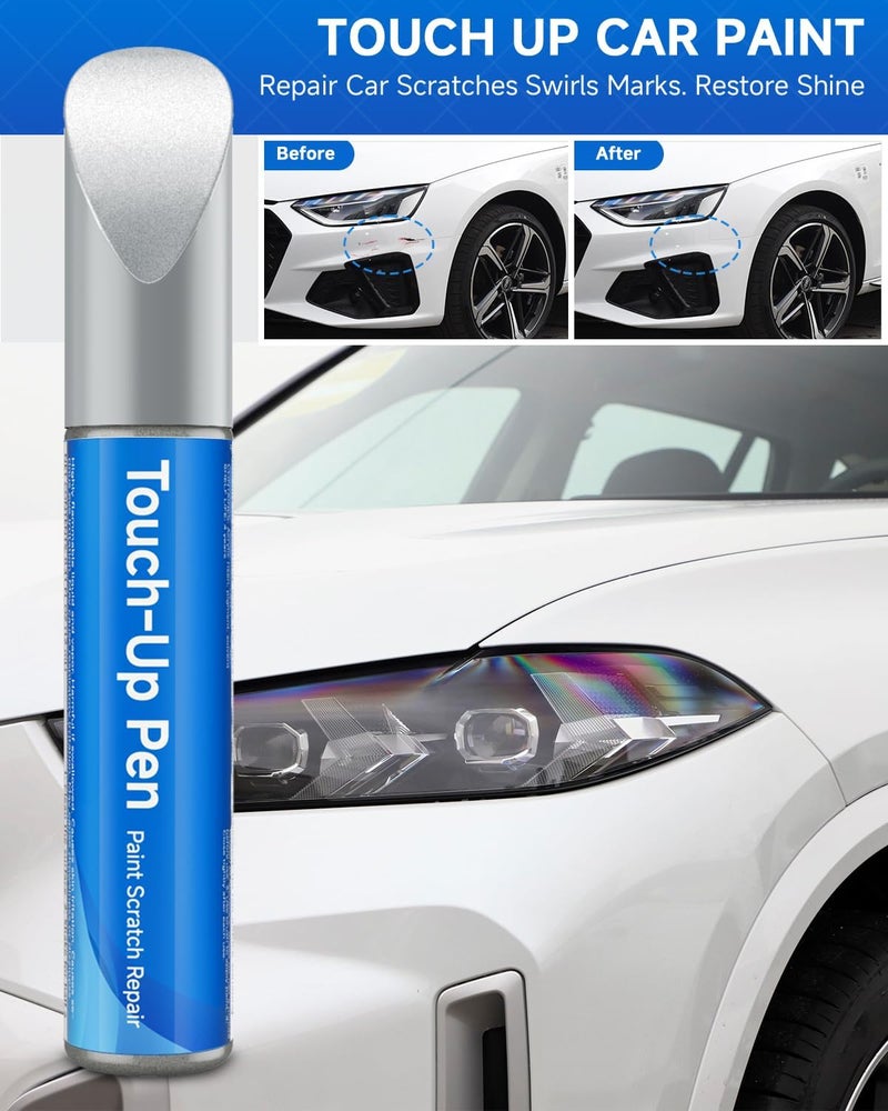 RSACET PW7/GW7 Bright White Touch Up Paint Compatible with Jeep, Ram, Dodge, Chrysler Exact Match Touch Up Paint Car Scratch Repair - Image 4