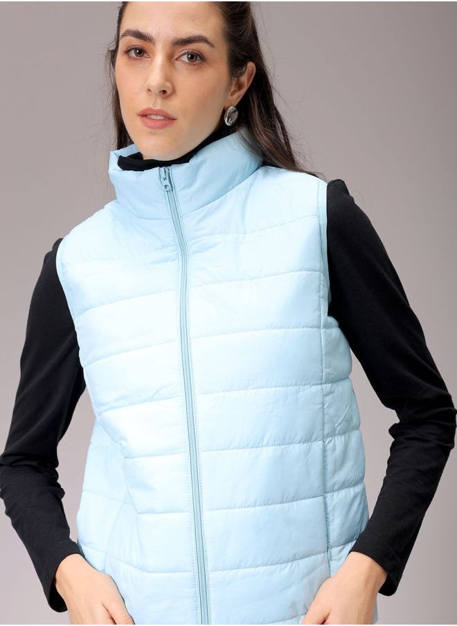 Freehand - Women Regular Fit Solid Quilted Jacket - Image 1