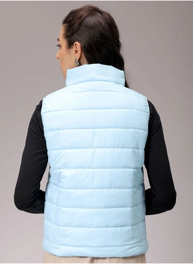 مرفوعة Women Regular Fit Solid Quilted Jacket