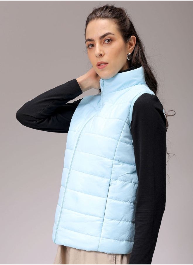 Freehand - Women Regular Fit Solid Quilted Jacket - Image 1