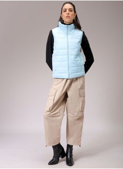Freehand Women Regular Fit Solid Quilted Jacket  - Image 1