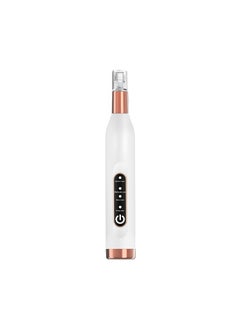Microneedling Pen, Nano Silicon Microcrystalline Head High-Frequency Vibration Painless and Non-Invasive Electric Plasma Pen, 4 Modes and 3 Microneedles, for Face and Body