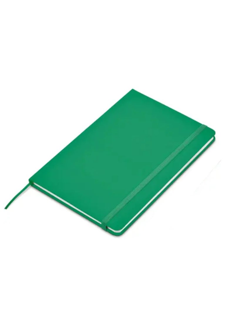 SBC A5 Hard Cover Compact Ruled Notebook, 200 Pages Green  - Image 2