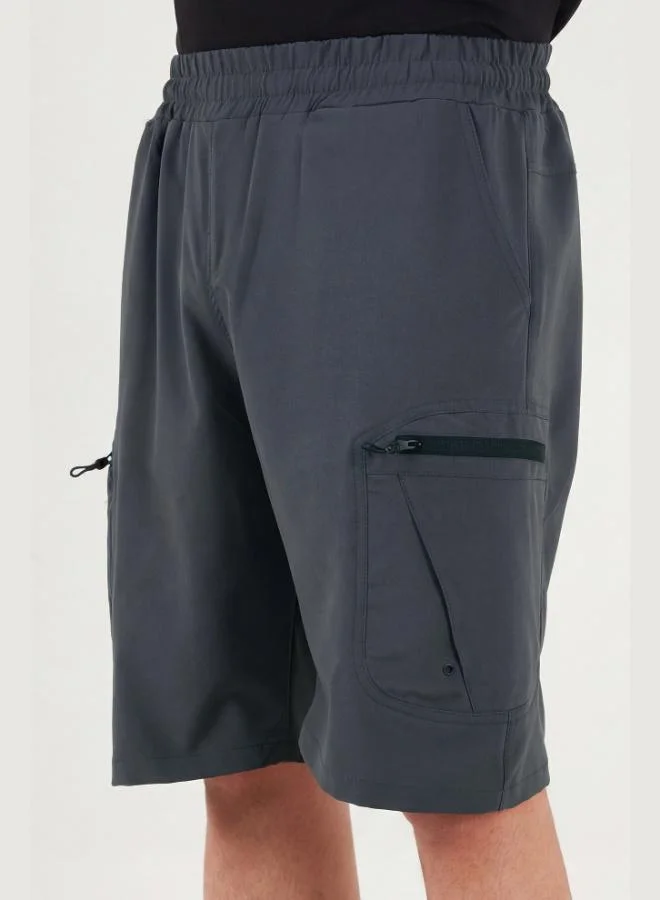 Buratti  Buratti Regular Fit Cargo Pocket Elastic Waist Bermuda Shorts Men's Shorts 693263 for Men | Best Price UAE