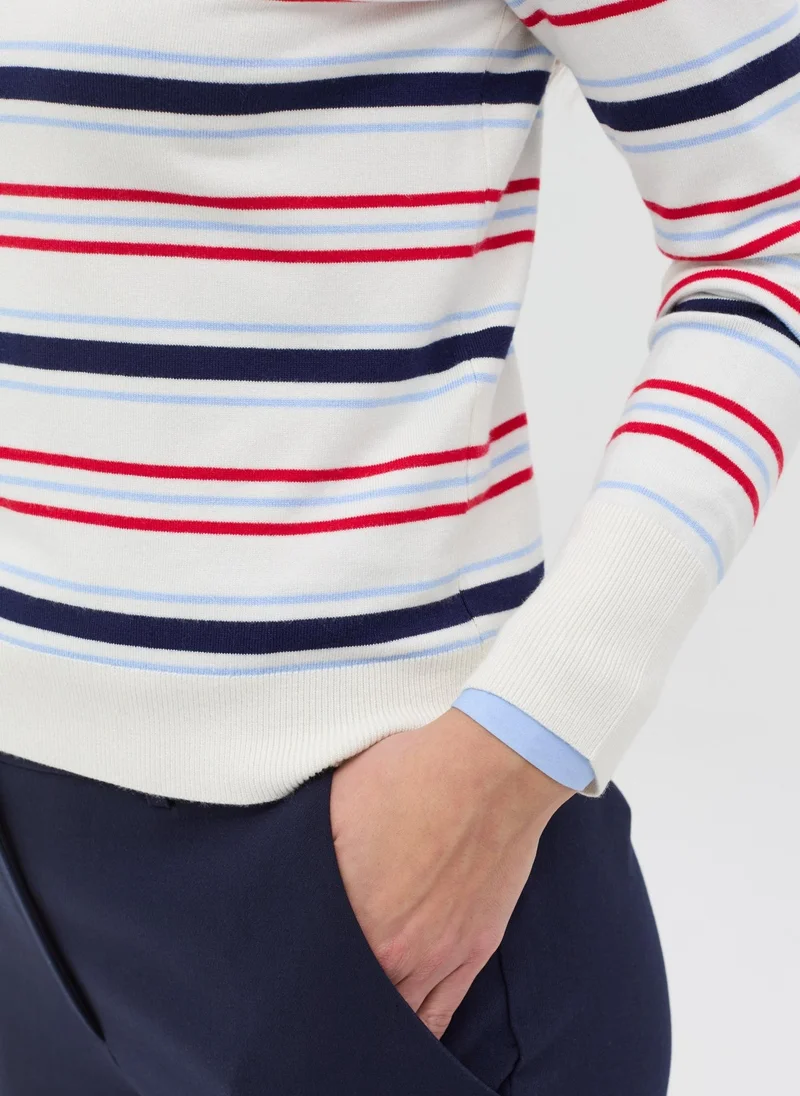 Ovs  Long-Sleeve Top With Striped Pattern for Women | Best Price UAE