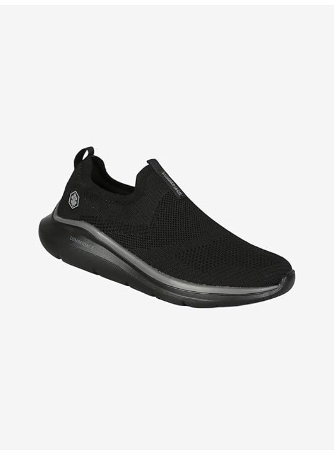 Lumberjack Ivory Women Sneakers Black Knitted – Lightweight Breathable Casual Shoes, Comfortable Slip-On Everyday Footwear for Ladies - Image 2