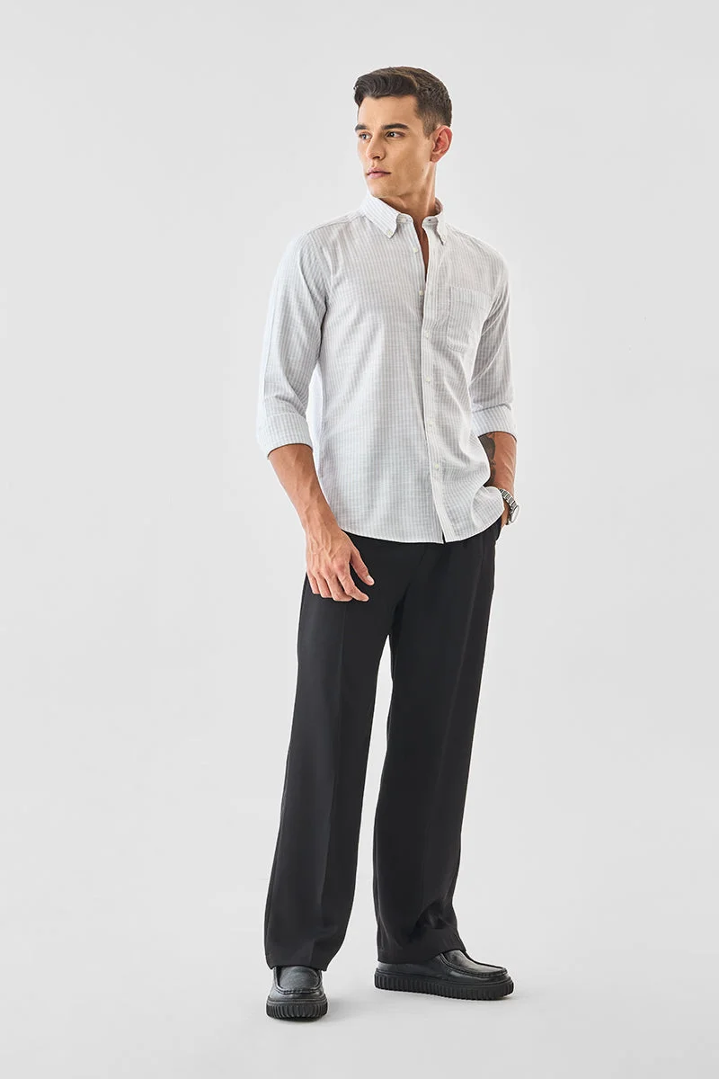 سنيتش Luxe 100% Cotton Slim Fit Shirt