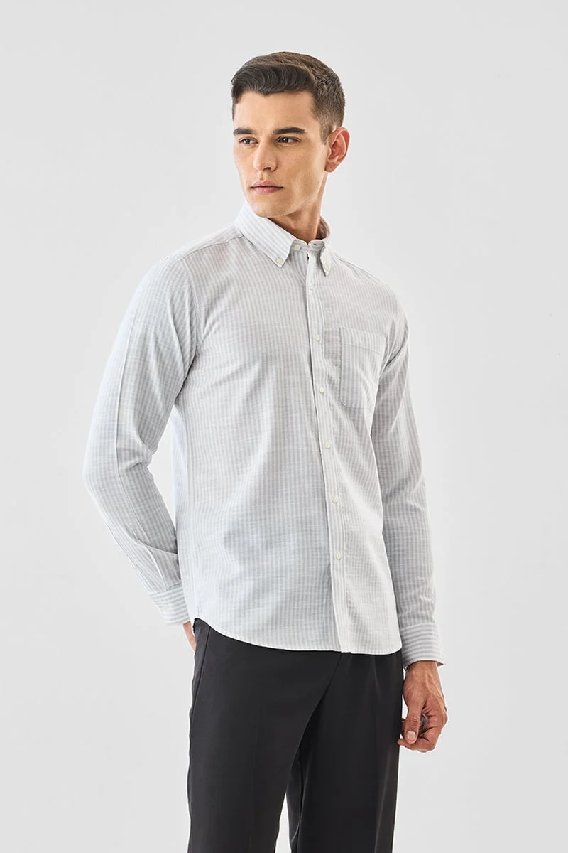 سنيتش قميص قطني فاخر بقصة ضيقة