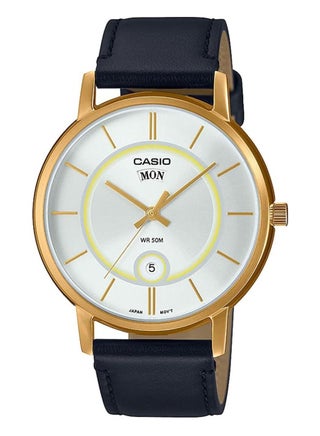 Men Watch Analog White Dial Genuine Leather Band Gold Ion Plated Case MTP-B120GL-7AVDF - pzsku/Z5E15BF7A4383E1E268C4Z/45/_/1692964867/3cdae952-caaf-4af8-ba3b-770660395e95
