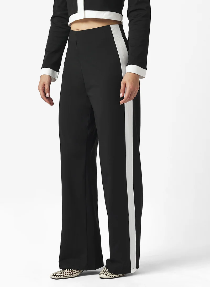 Ginger Knitted Classic Contrast Trim Detail Coord Set
