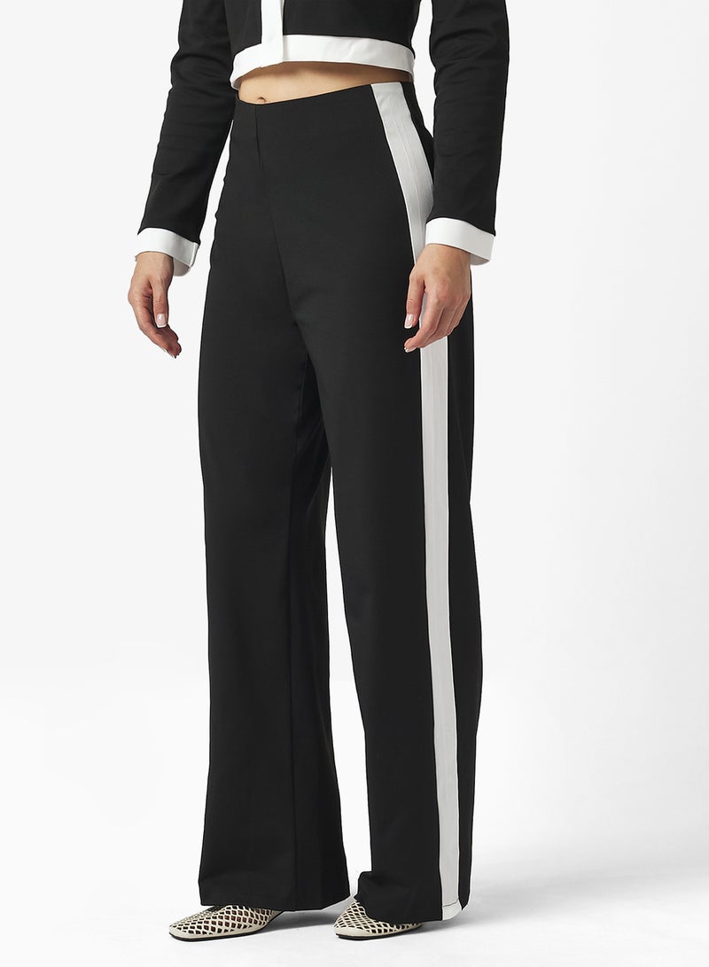 Ginger Knitted Classic Contrast Trim Detail Coord Set - Image 4