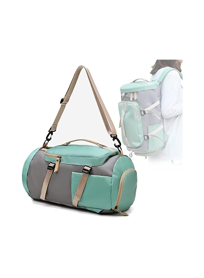 Raxoom Gym Duffle Bag for Women Lightweight Backpack Travel Weekender Bag Sport Duffel Bags with Shoes Compartment for Traveling Sporting Hiking - Image 1