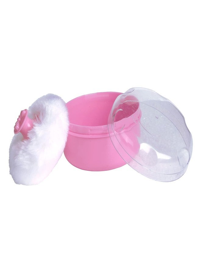BabyMoo Baby Moo Powder Puff with Box | Soft & Gentle Powder Puff for Babies with Box Holder Container for New Born - Pink - Image 5
