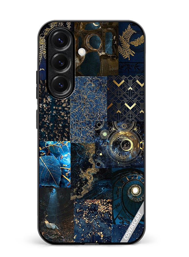 VR CREATIVE Protective Case Cover For Samsung Galaxy S25 Blue Neon College Design Multicolour