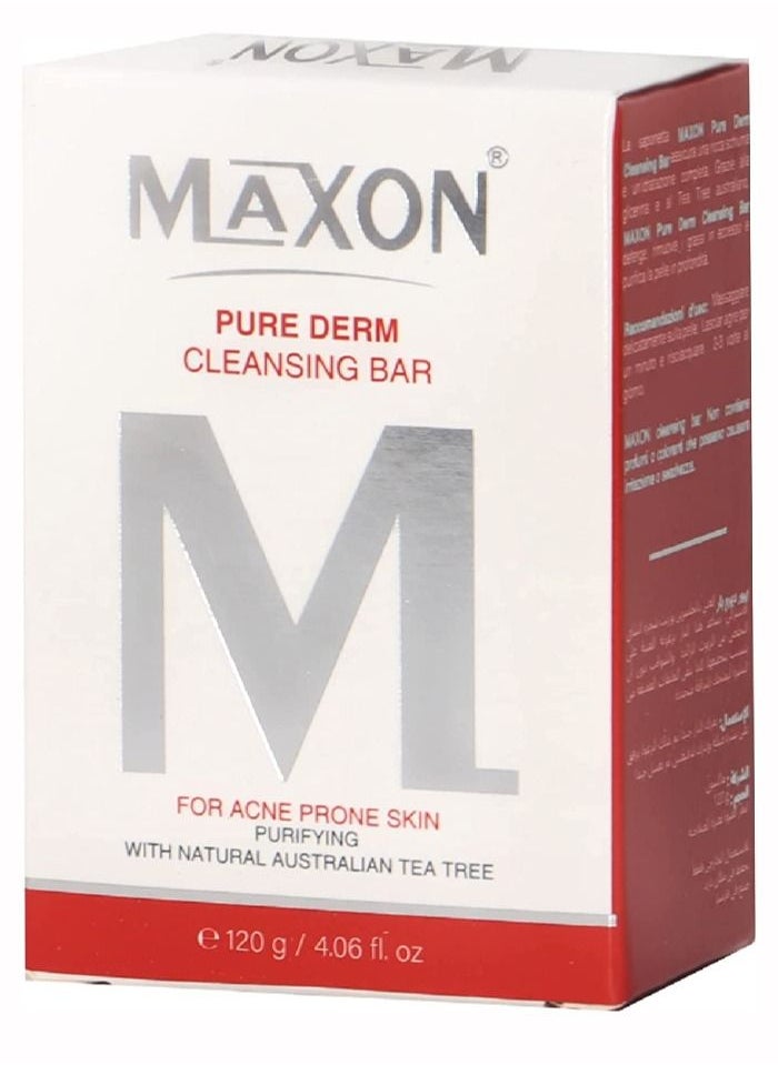 MAX-ON Pure Derm Cleansing Bar 120g  - Image 1