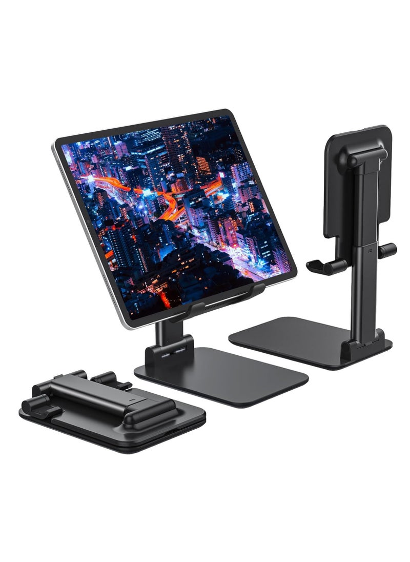 MIXDE Tablet Stand Foldable & Adjustable, Portable Monitor Stand 5.55 * 3.94" Wide, Fit for iPad Holder Stand Compatible with iPad Pro 11, 12.9/for iPad 10.9; Surface Pro; Portable Monitor 4.7-15.6"  - Image 1