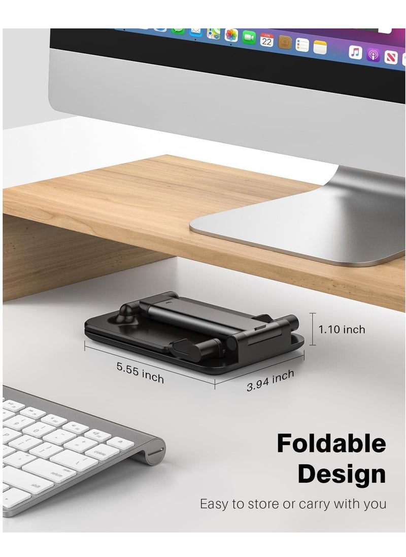 MIXDE Tablet Stand Foldable & Adjustable, Portable Monitor Stand 5.55 * 3.94" Wide, Fit for iPad Holder Stand Compatible with iPad Pro 11, 12.9/for iPad 10.9; Surface Pro; Portable Monitor 4.7-15.6"  - Image 3